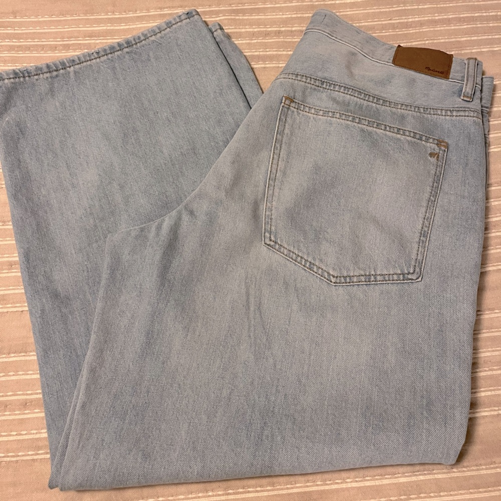 Madewell Jeans- Perfect Vintage Wide Leg Crop.